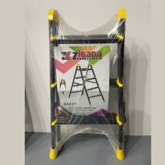 Zigana 3+3 Hardy Çift Çıkışlı Hafif Metal Merdiven